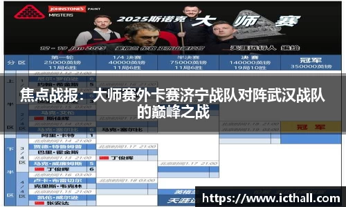 焦点战报：大师赛外卡赛济宁战队对阵武汉战队的巅峰之战
